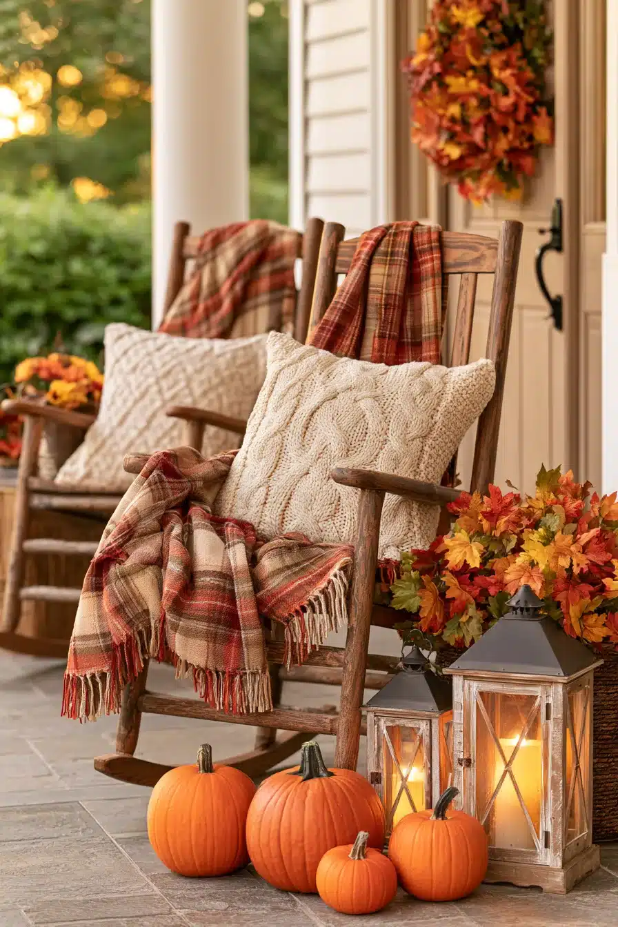 27 Cozy Autumn Front Porch Decor Ideas for a Warm Seasonal Welcome