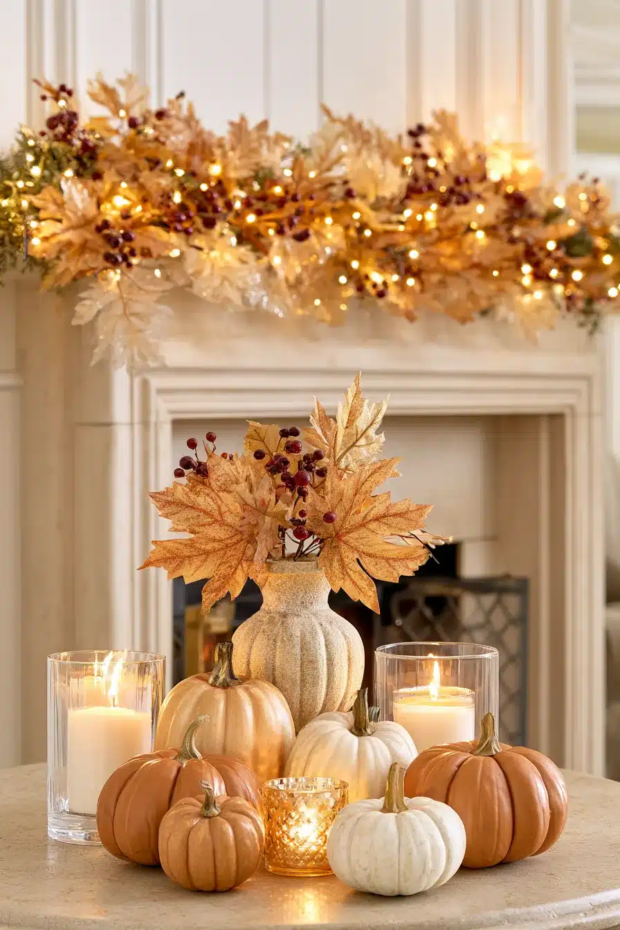 27 Autumn Fireplace Decor Ideas for a Warm Cozy Home