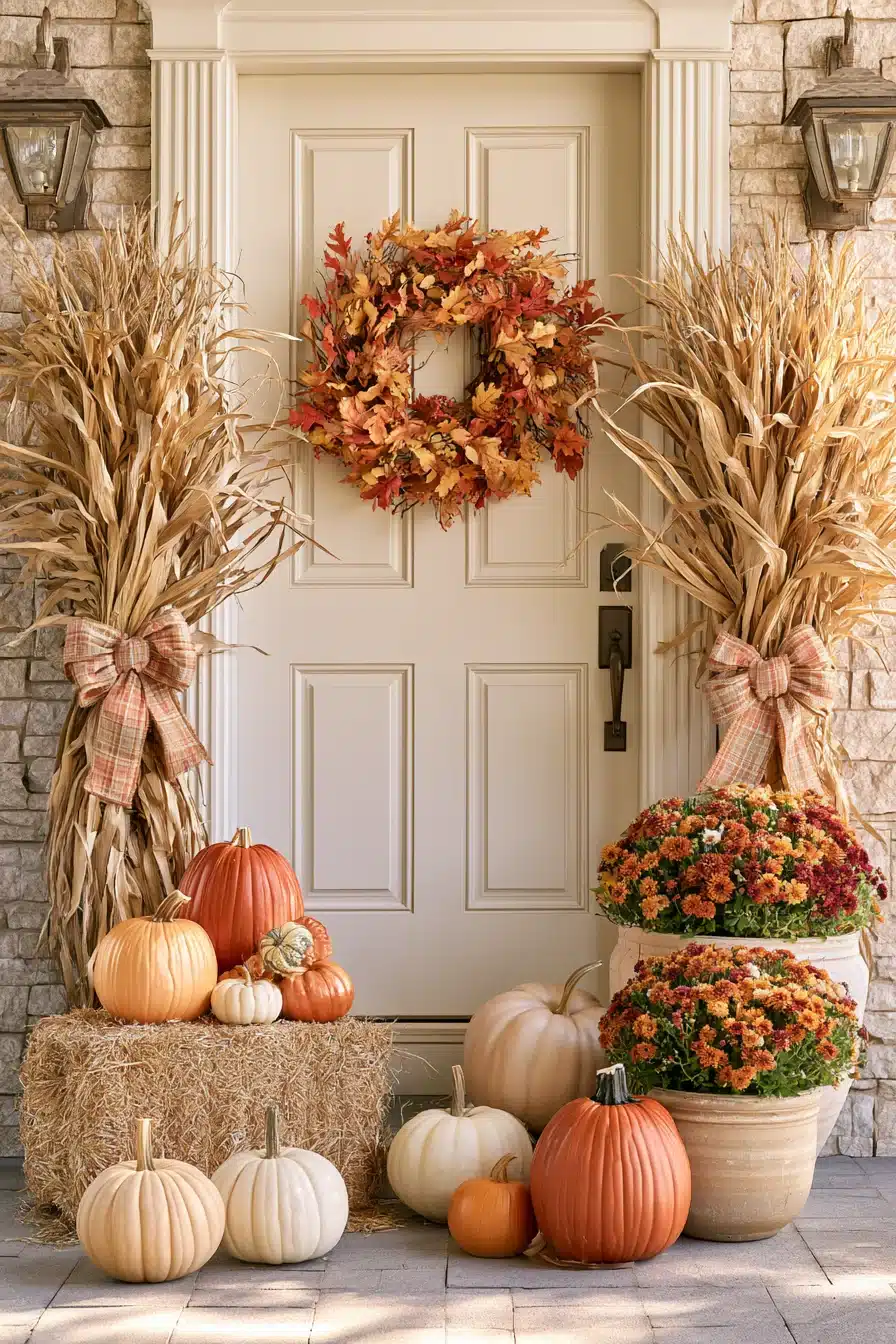 27 Outdoor Fall Decorations for a Warm and Welcoming Home