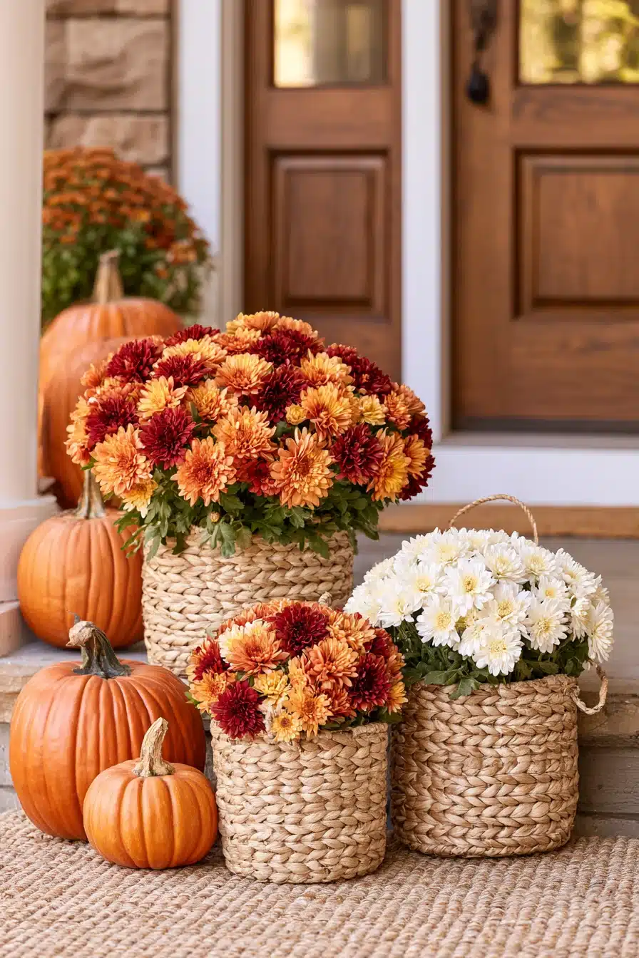 27 Cozy Autumn Front Porch Decor Ideas for a Warm Seasonal Welcome