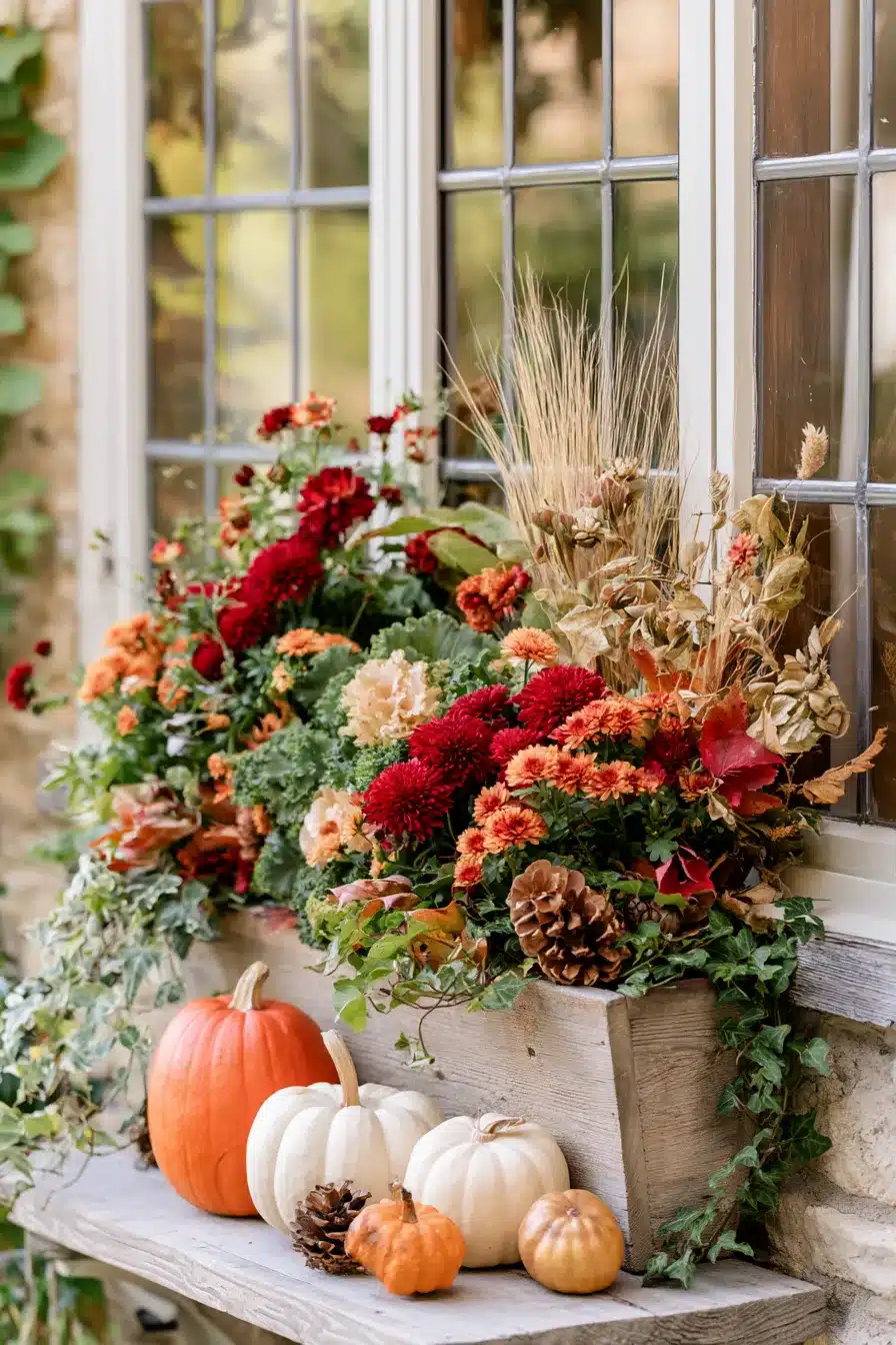 27 Outdoor Fall Decorations for a Warm and Welcoming Home