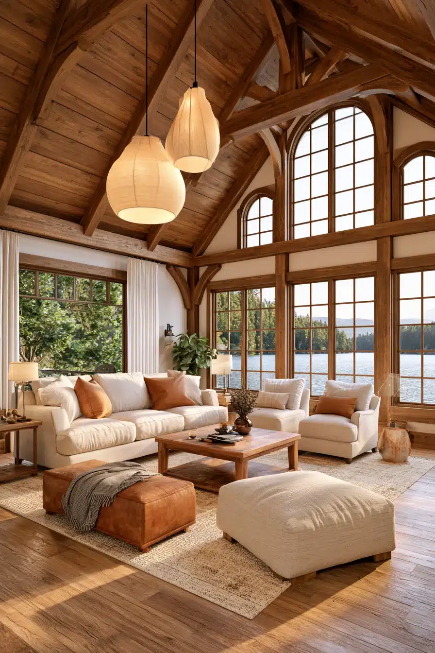 27 Cozy Lake Cabin Interiors for a Warm and Relaxing Retreat
