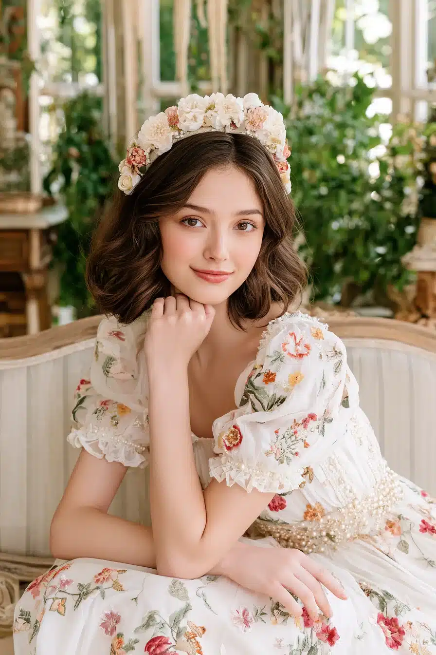 27 Charming Short Cottagecore Hairstyles for a Dreamy Romantic Look