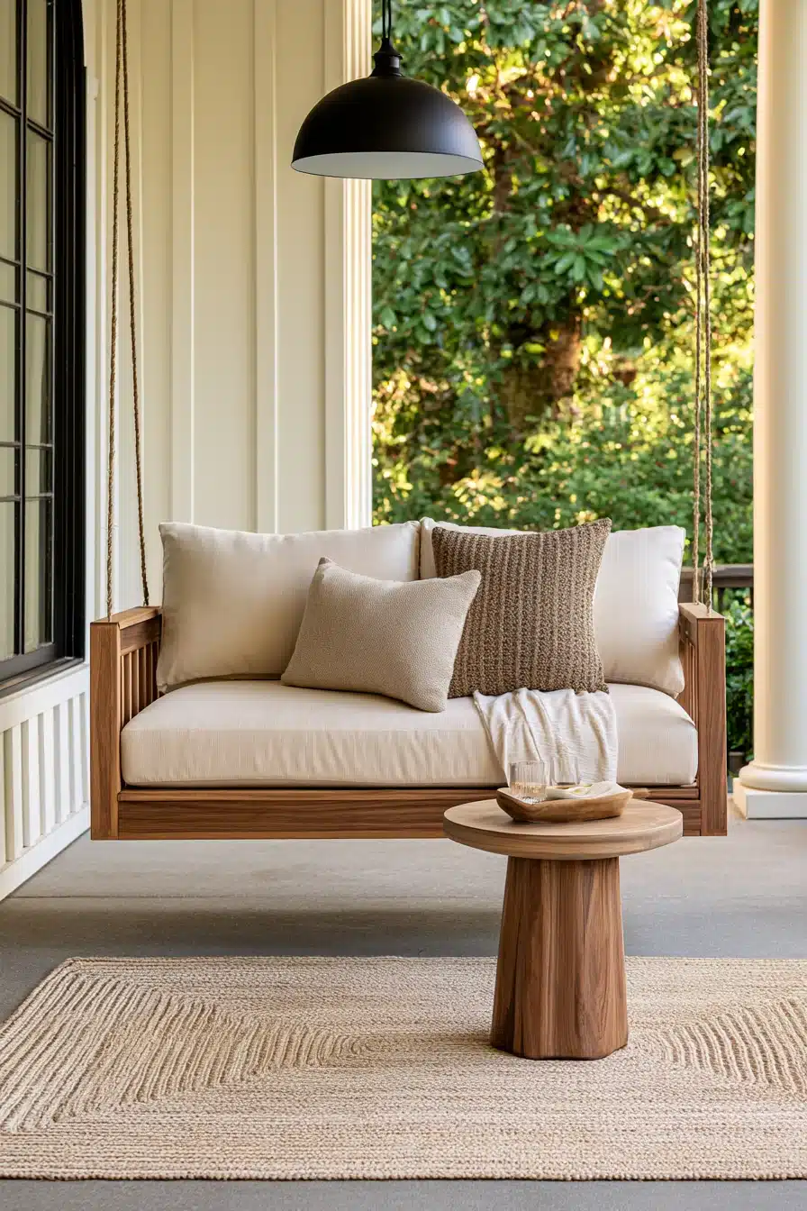 27 Charming Porch Swing Ideas for a Cozy Outdoor Retreat