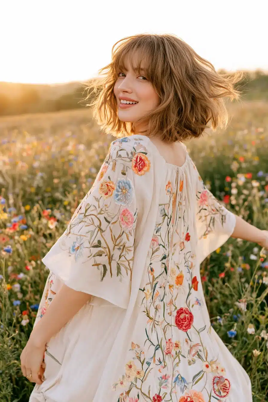 27 Charming Short Cottagecore Hairstyles for a Dreamy Romantic Look
