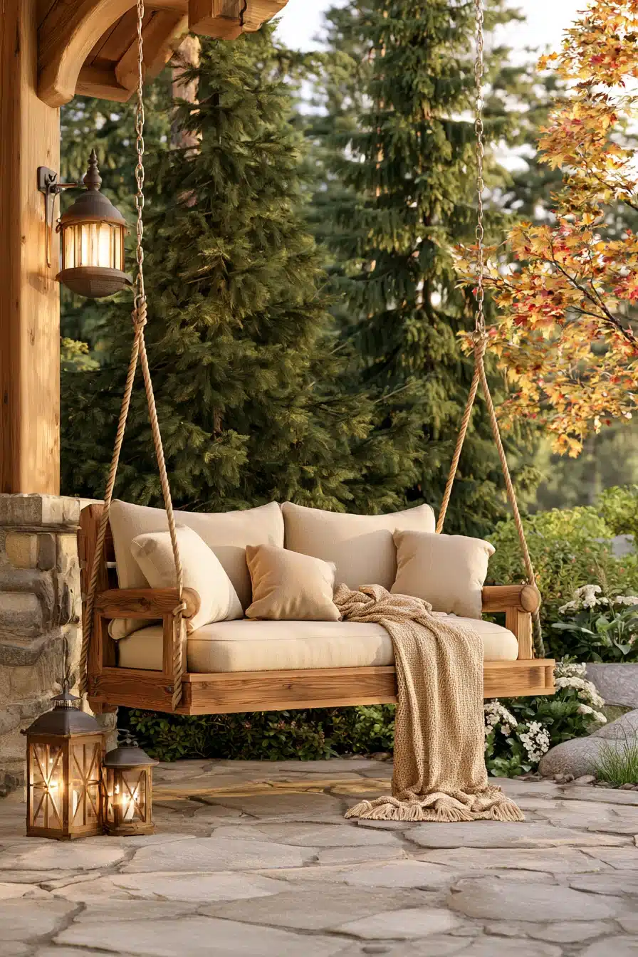 27 Charming Porch Swing Ideas for a Cozy Outdoor Retreat