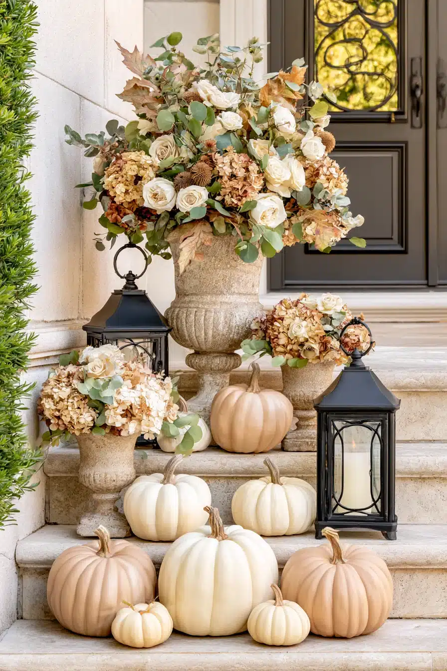 27 Outdoor Fall Decorations for a Warm and Welcoming Home