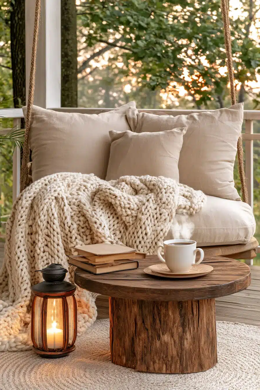 27 Charming Porch Swing Ideas for a Cozy Outdoor Retreat