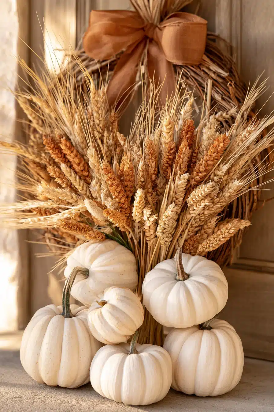 27 Beautiful Fall Wreaths for Front Door Autumn Charm