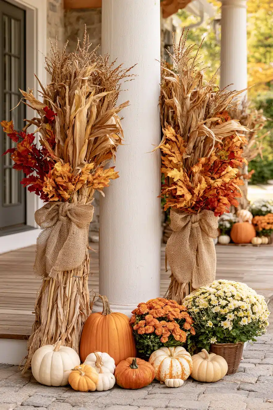 27 Cozy Autumn Front Porch Decor Ideas for a Warm Seasonal Welcome