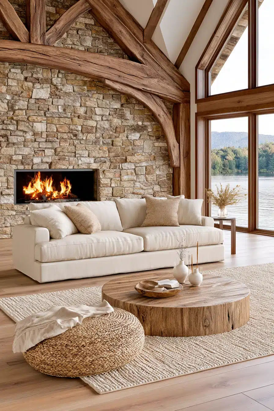 27 Cozy Lake Cabin Interiors for a Warm and Relaxing Retreat