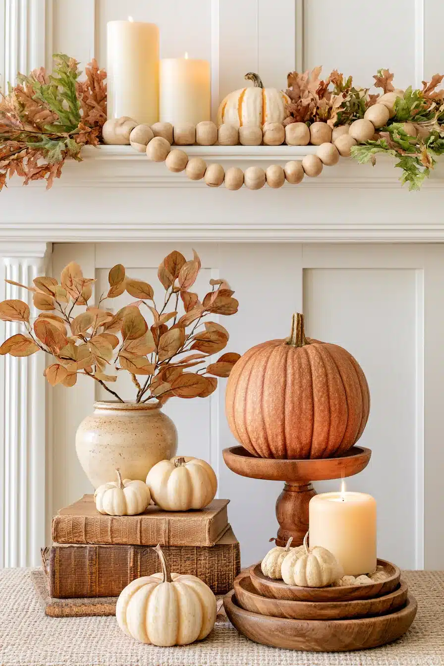 27 Autumn Fireplace Decor Ideas for a Warm Cozy Home