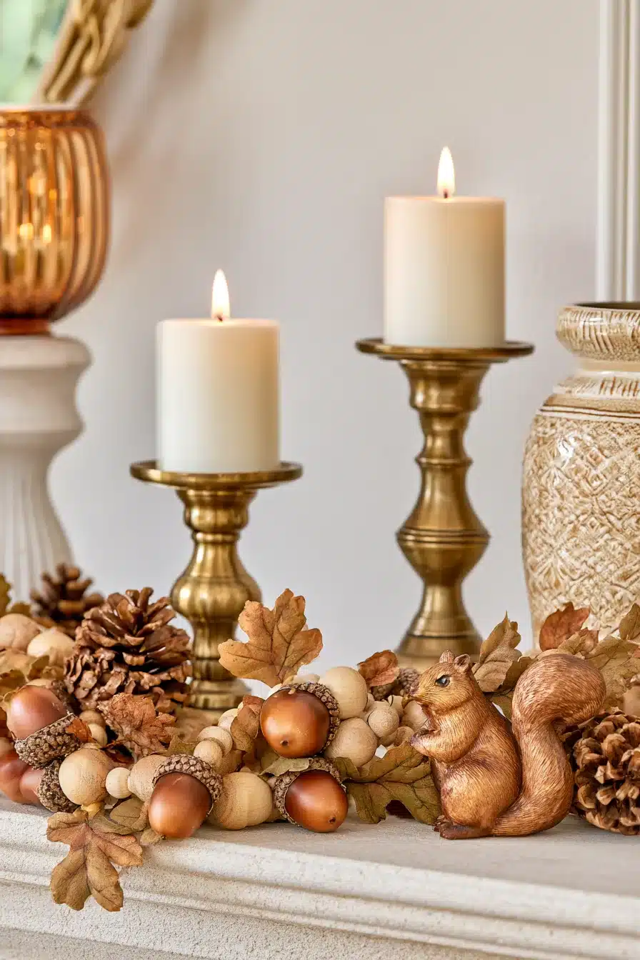 27 Cozy Fall Garland Mantle Ideas for a Warm Seasonal Display