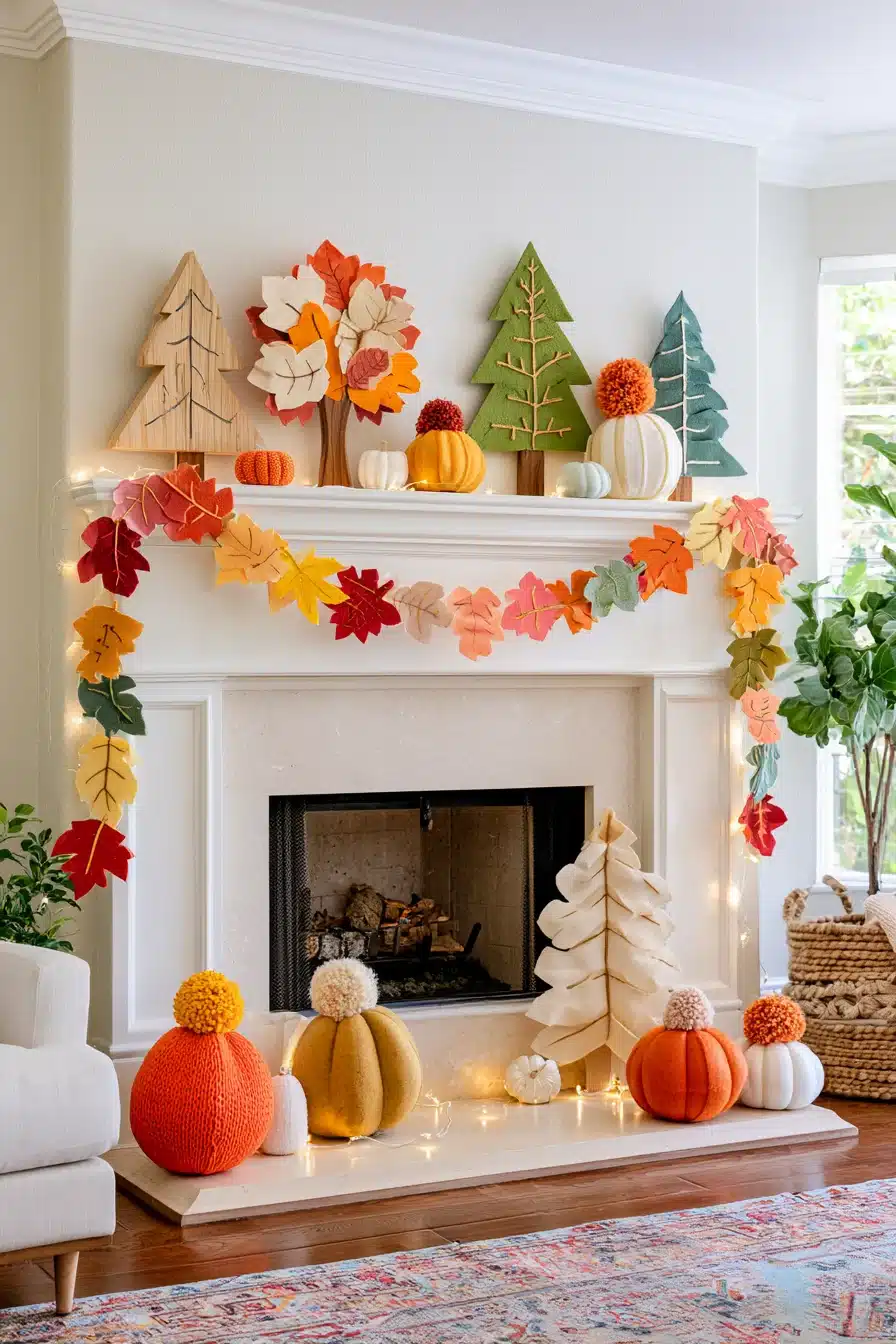 27 Autumn Fireplace Decor Ideas for a Warm Cozy Home