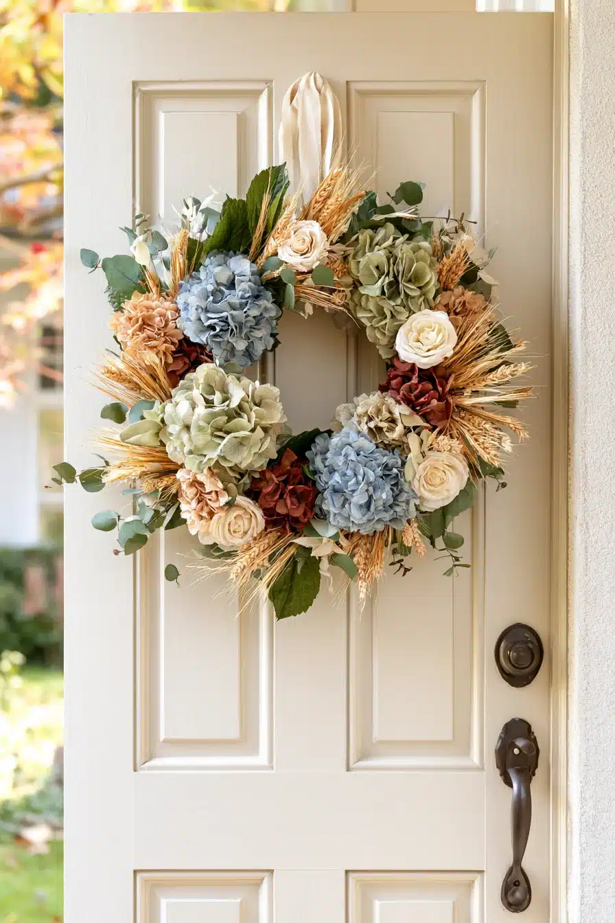 27 Beautiful Fall Wreaths for a Warm and Welcoming Autumn Front Door