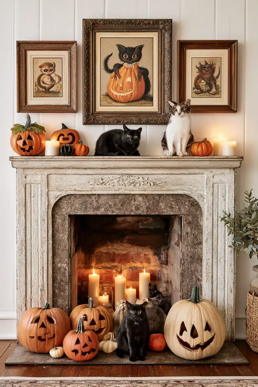 27 Nostalgic Halloween Decor Ideas Filled With Vintage Spooky Charm