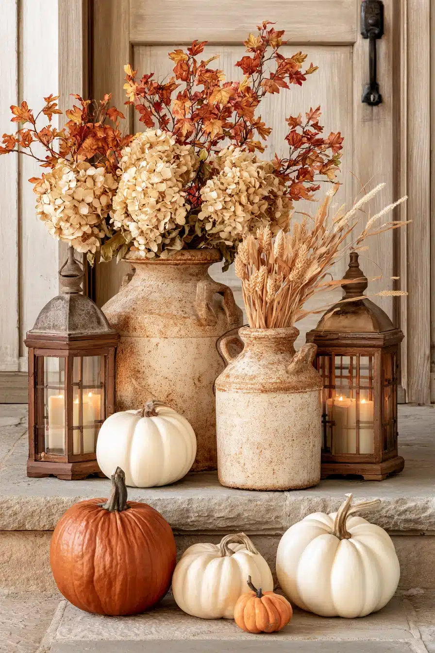 27 Cozy Autumn Front Porch Decor Ideas for a Warm Seasonal Welcome