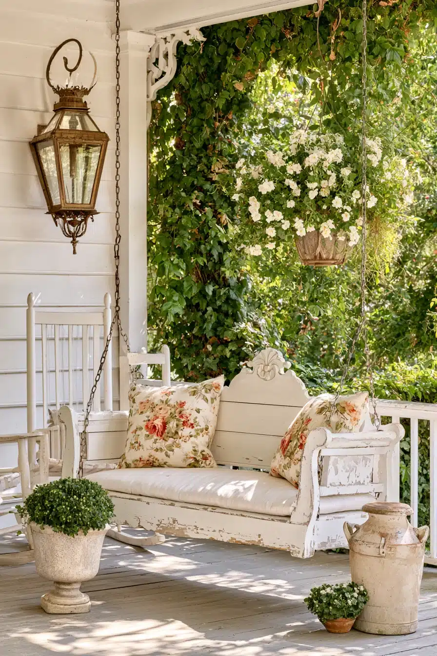 27 Charming Porch Swing Ideas for a Cozy Outdoor Retreat