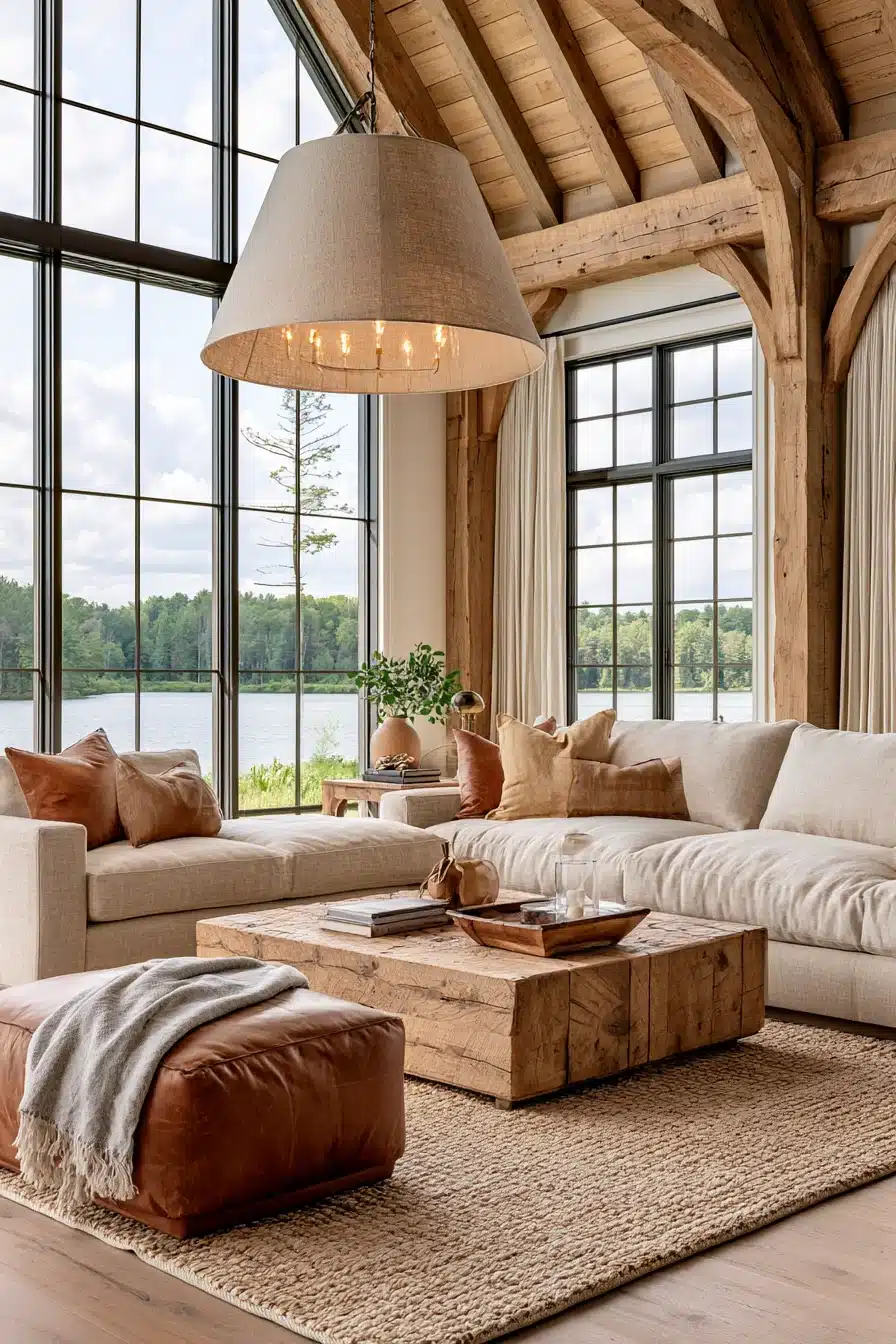 27 Cozy Lake Cabin Interiors for a Warm and Relaxing Retreat
