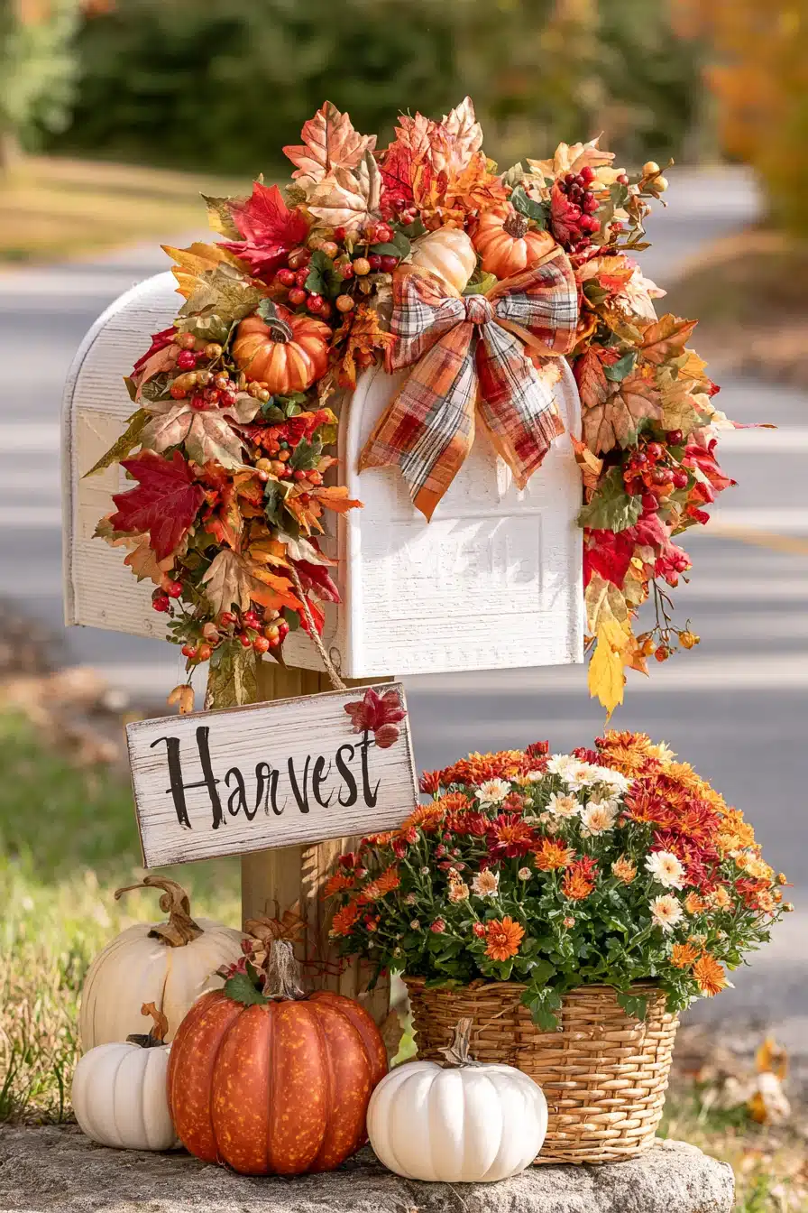 27 Outdoor Fall Decorations for a Warm and Welcoming Home