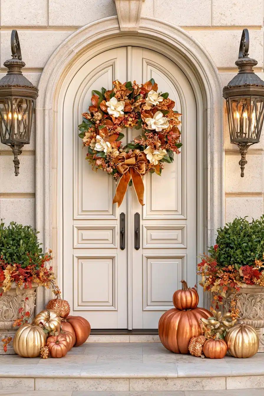 27 Beautiful Fall Wreaths for Front Door Autumn Charm