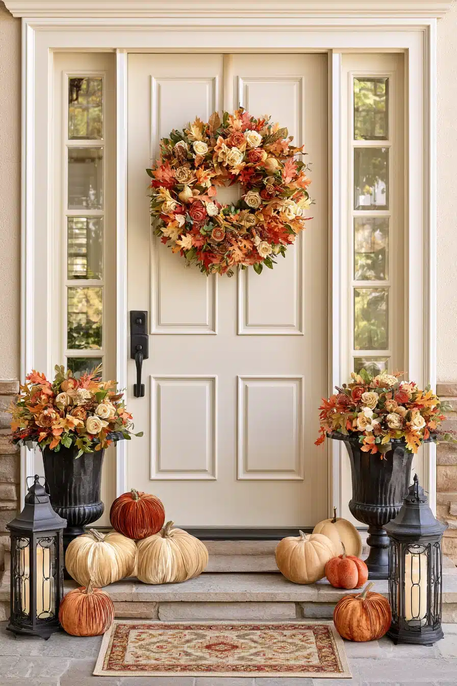 27 Outdoor Fall Decorations for a Warm and Welcoming Home