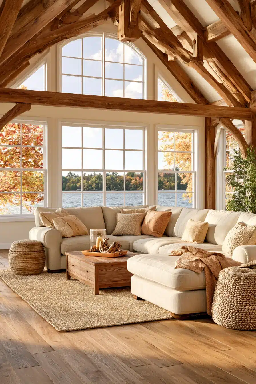 27 Cozy Lake Cabin Interiors for a Warm and Relaxing Retreat