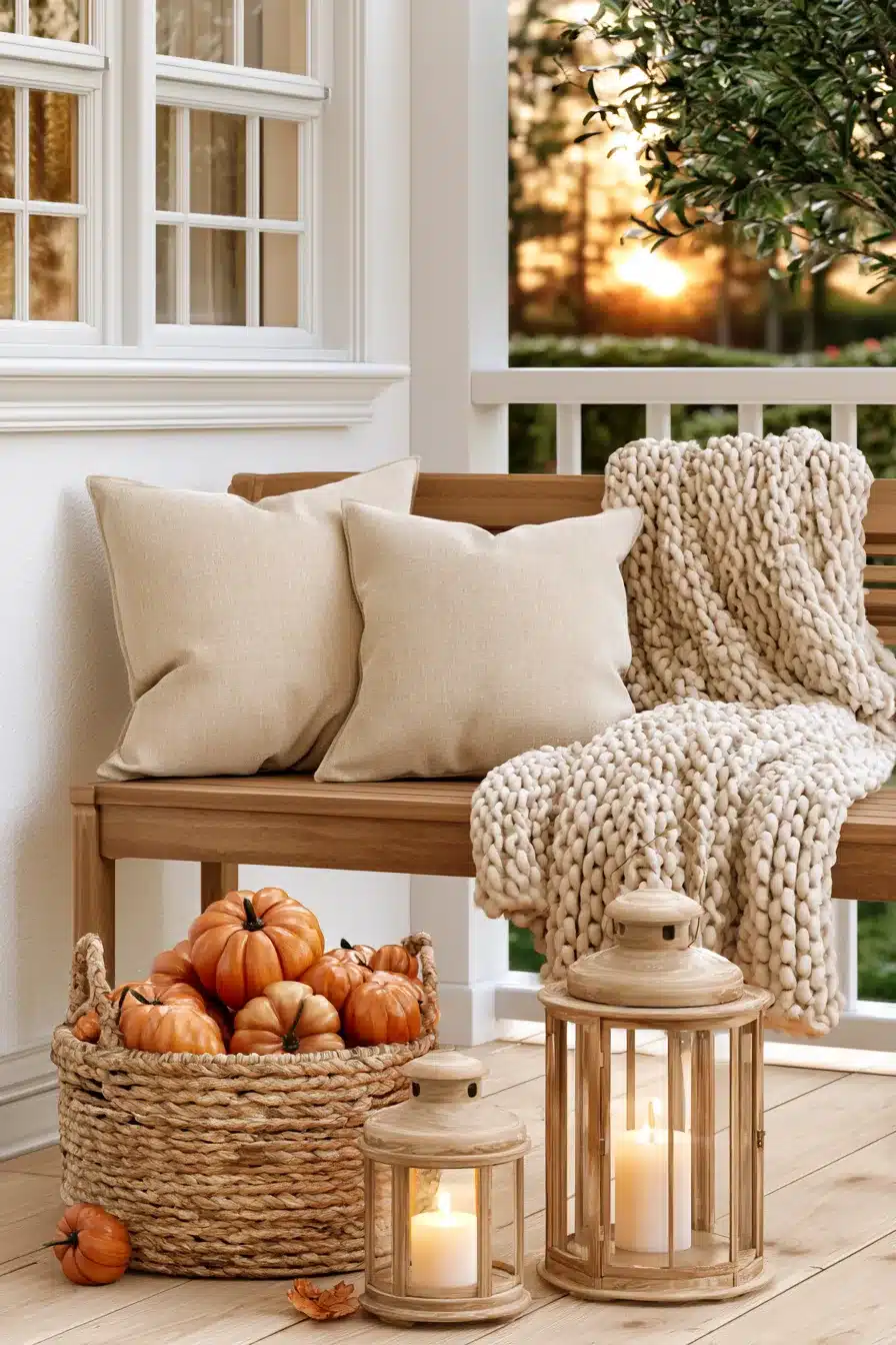 27 Cozy Autumn Front Porch Decor Ideas for a Warm Seasonal Welcome