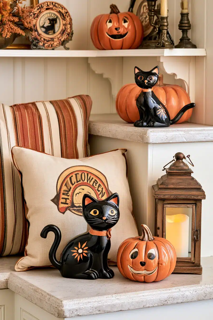 27 Vintage Halloween Decor Ideas Filled With Nostalgic Charm
