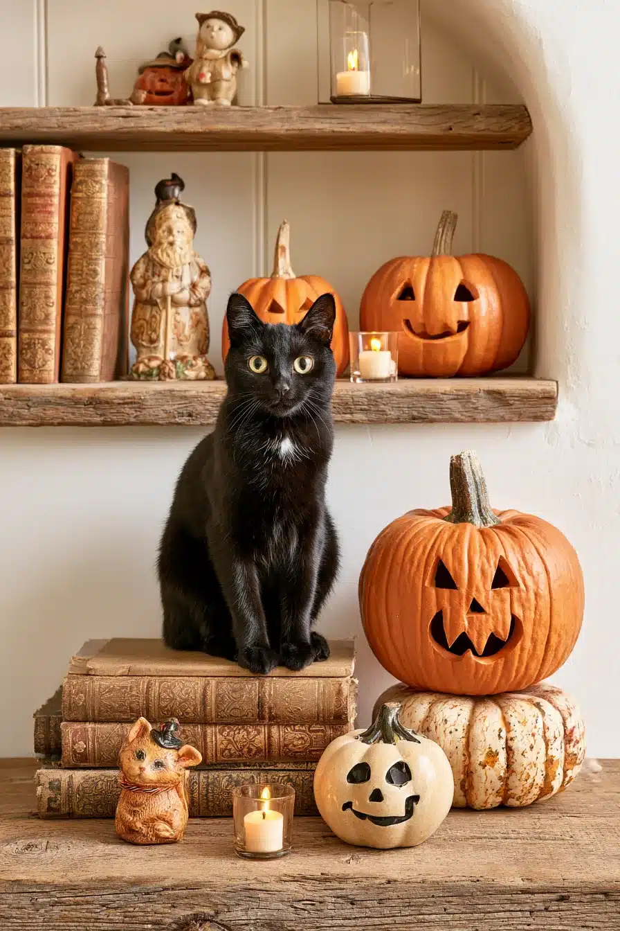 27 Nostalgic Halloween Decor Ideas Filled With Vintage Spooky Charm