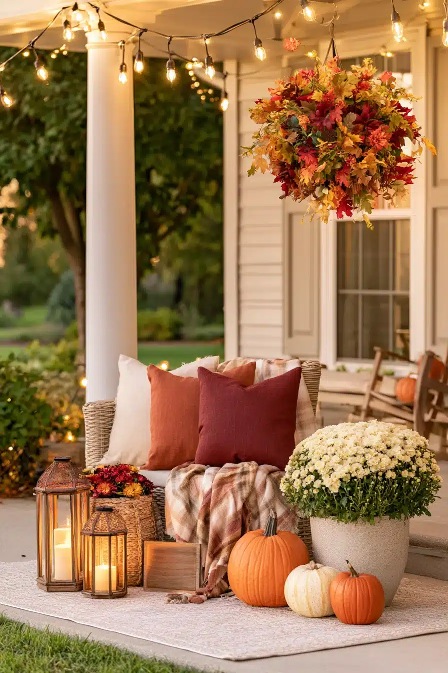 27 Outdoor Fall Decorations for a Warm and Welcoming Home