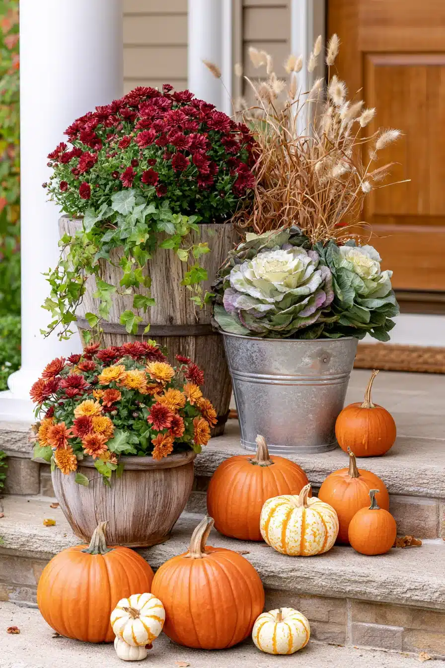 27 Outdoor Fall Decorations for a Warm and Welcoming Home