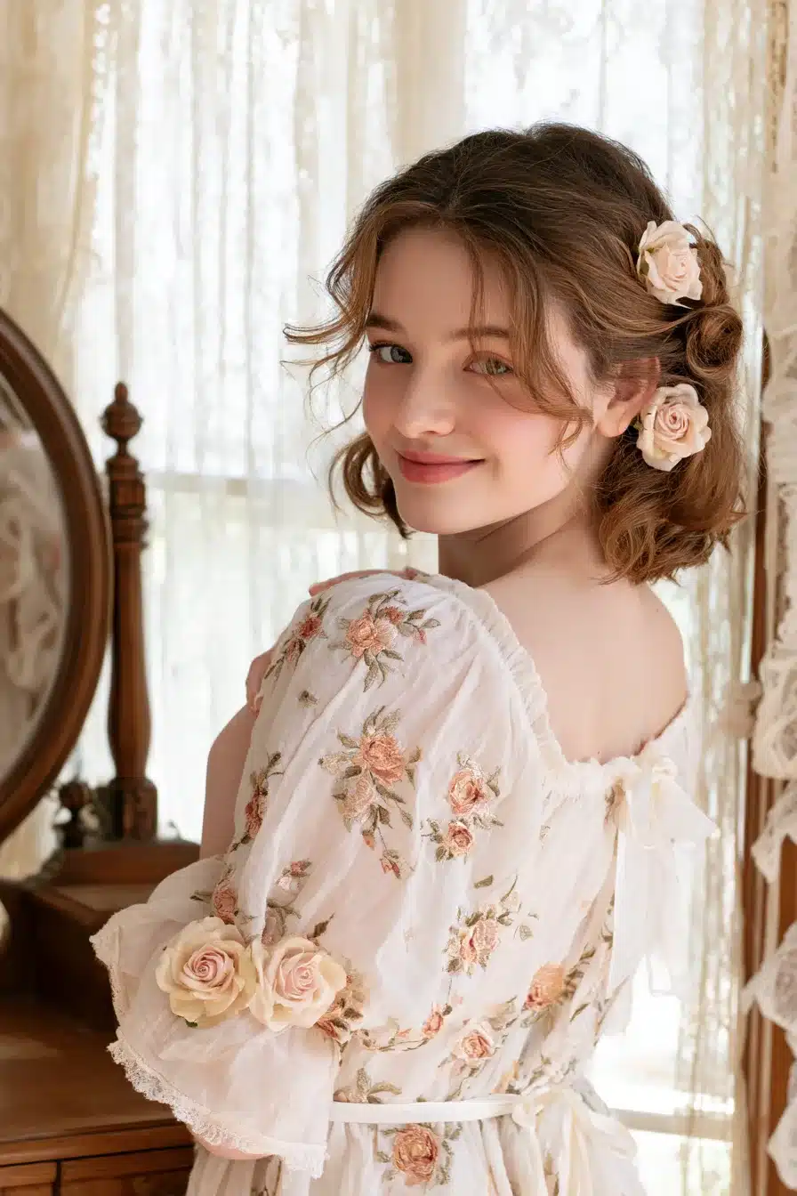 27 Charming Short Cottagecore Hairstyles for a Dreamy Romantic Look