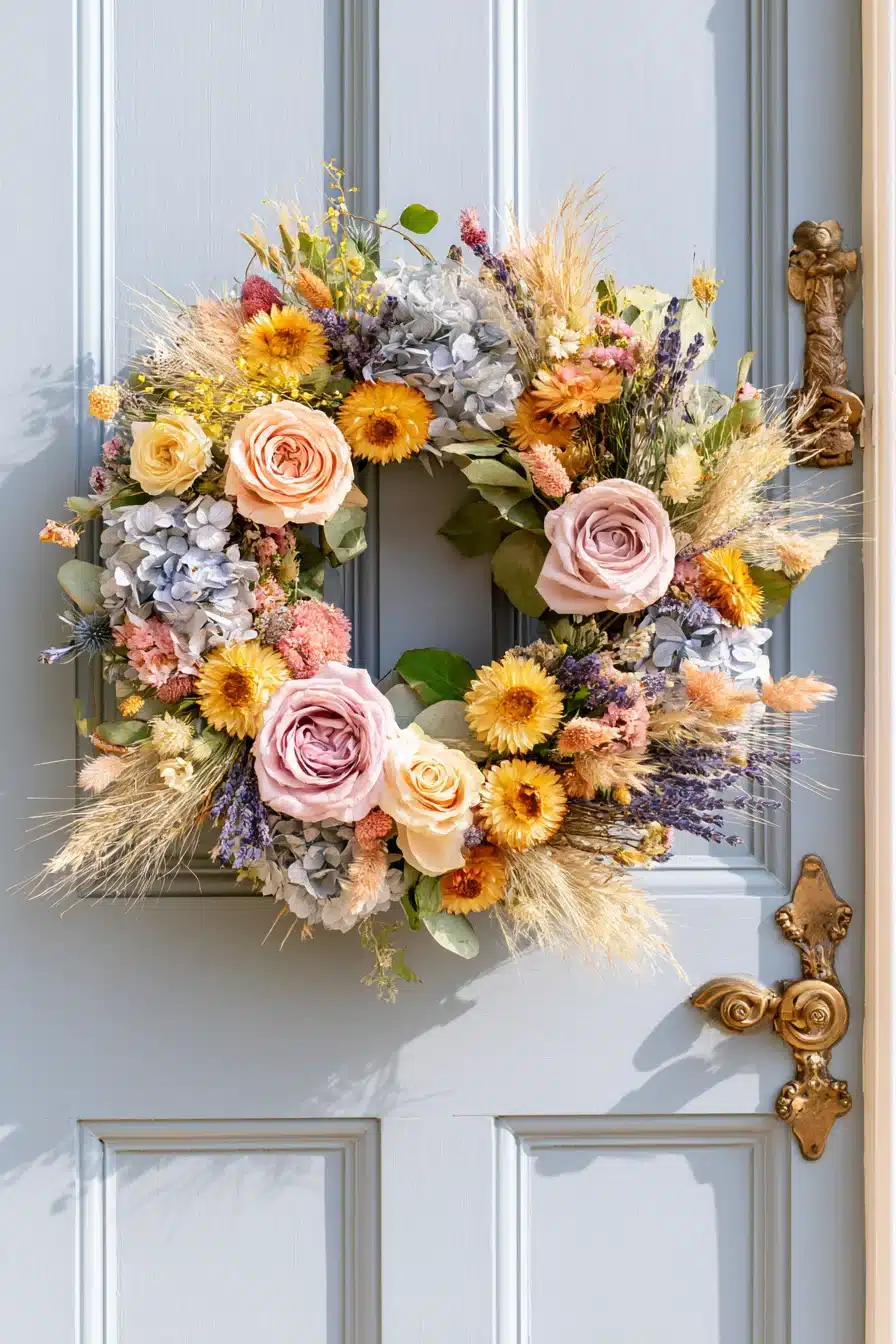 27 Beautiful Fall Wreaths for a Warm and Welcoming Autumn Front Door