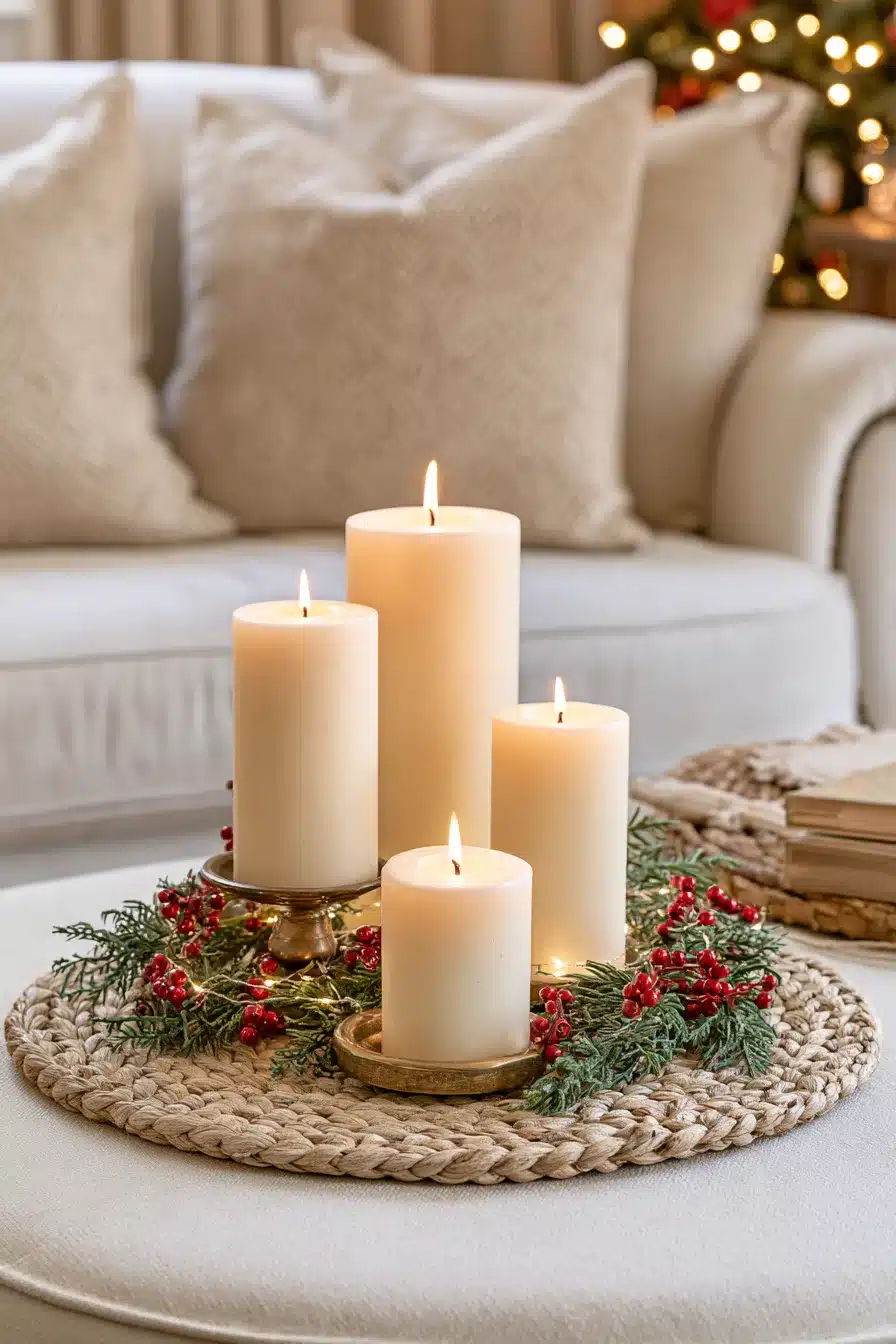 27 Christmas Coffee Table Decor Ideas Your Guests Will Love