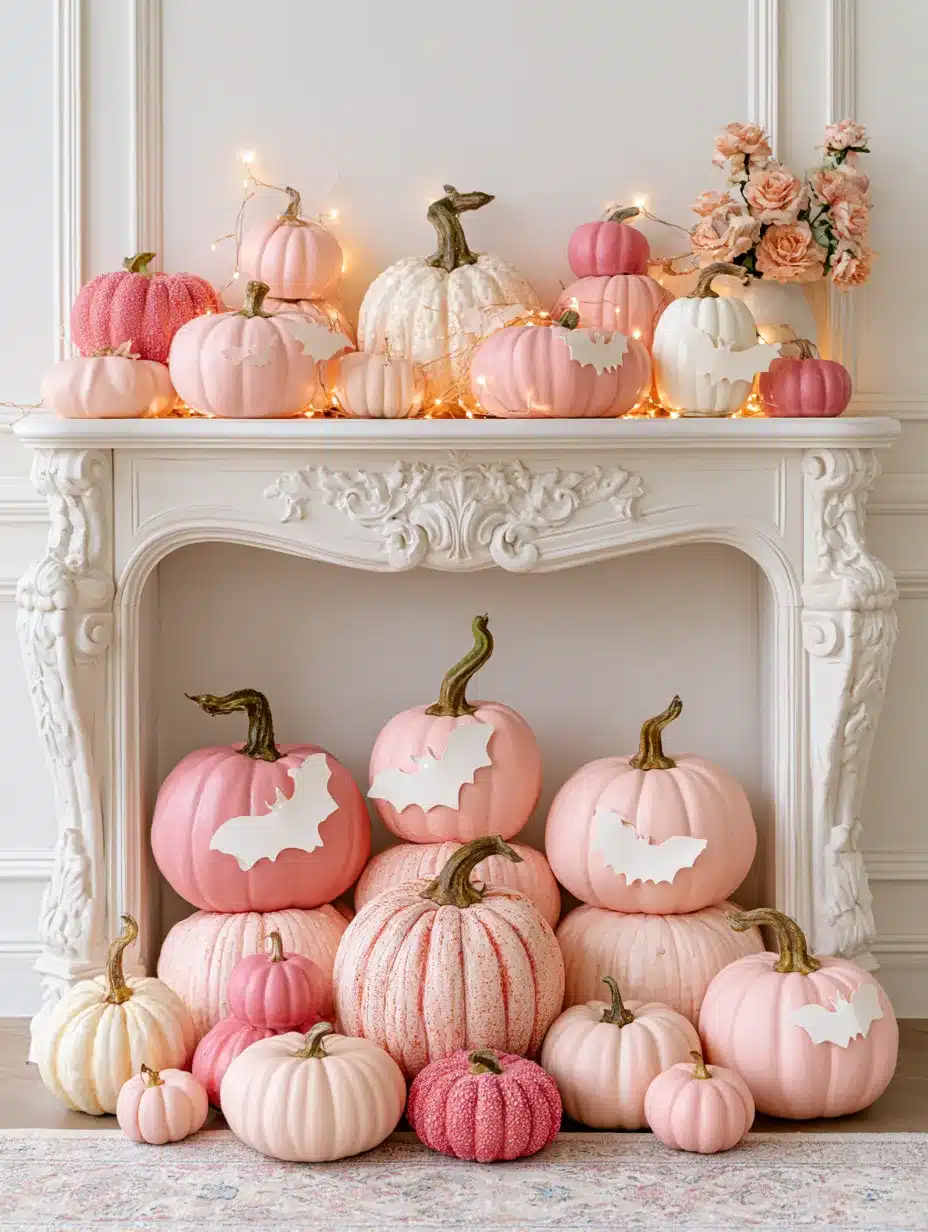 27 Pretty Pink Halloween Decor Ideas For A Playful Spooky Home