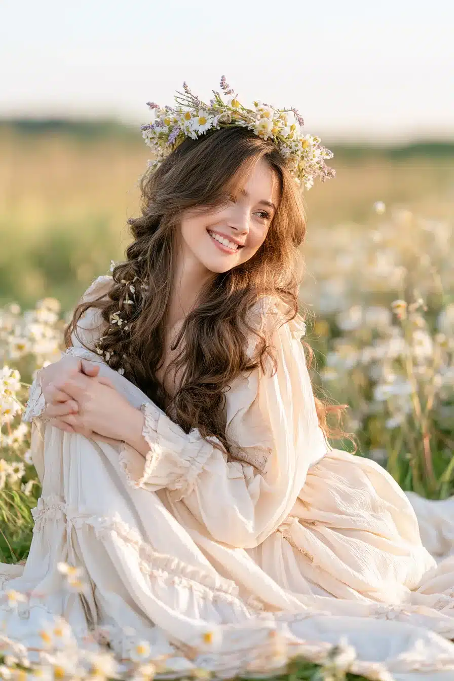 27 Dreamy Cottagecore Aesthetic Hairstyles for a Romantic Countryside Look