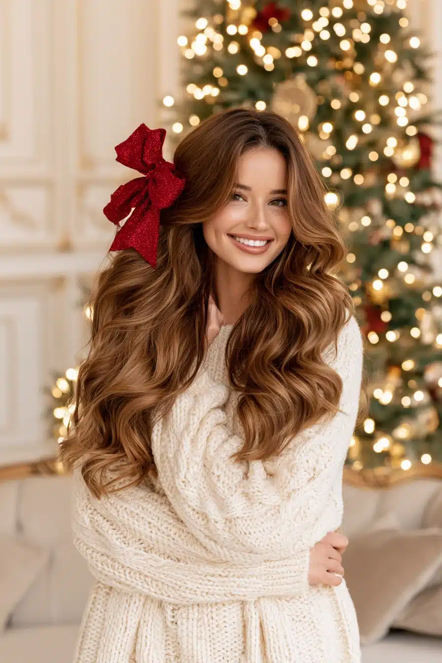 27 Gorgeous Christmas Hair Ideas For A Magical Festive Look