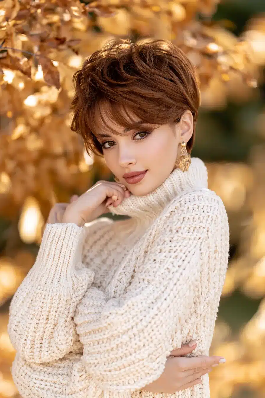 27 Gorgeous Autumn Hairstyles for Short Hair to Try This Season