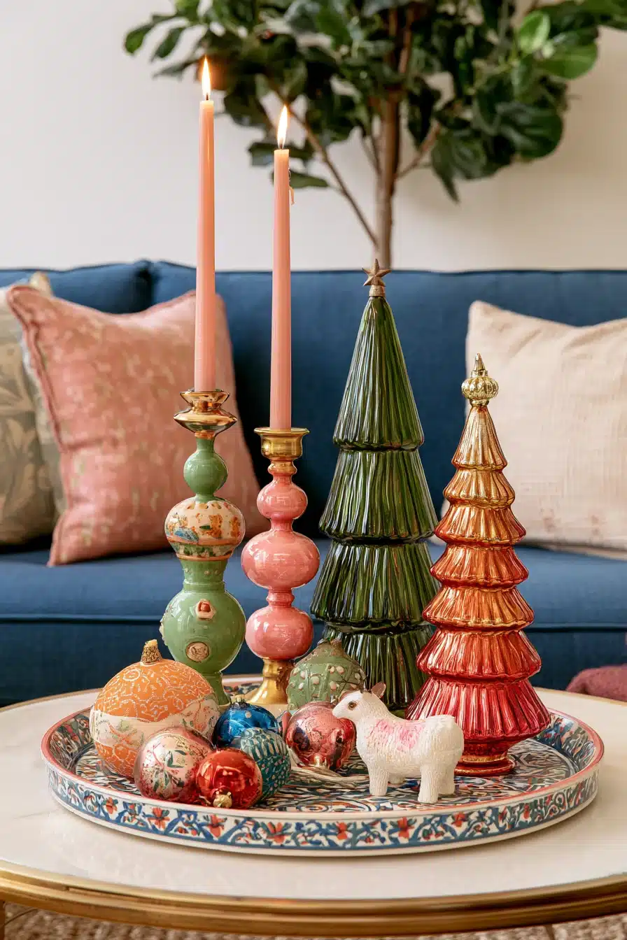 27 Christmas Coffee Table Decor Ideas Your Guests Will Love