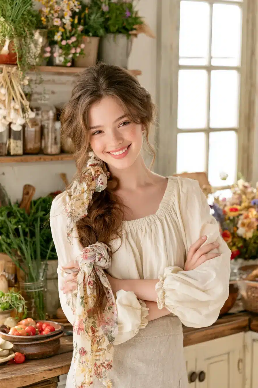27 Dreamy Cottagecore Hairstyles for Long Hair You Will Love
