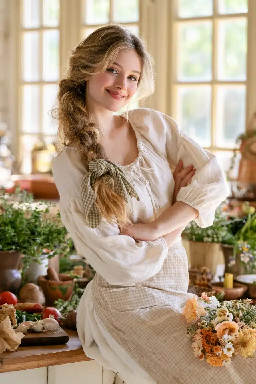 27 Dreamy Cottagecore Aesthetic Hairstyles for a Romantic Countryside Look