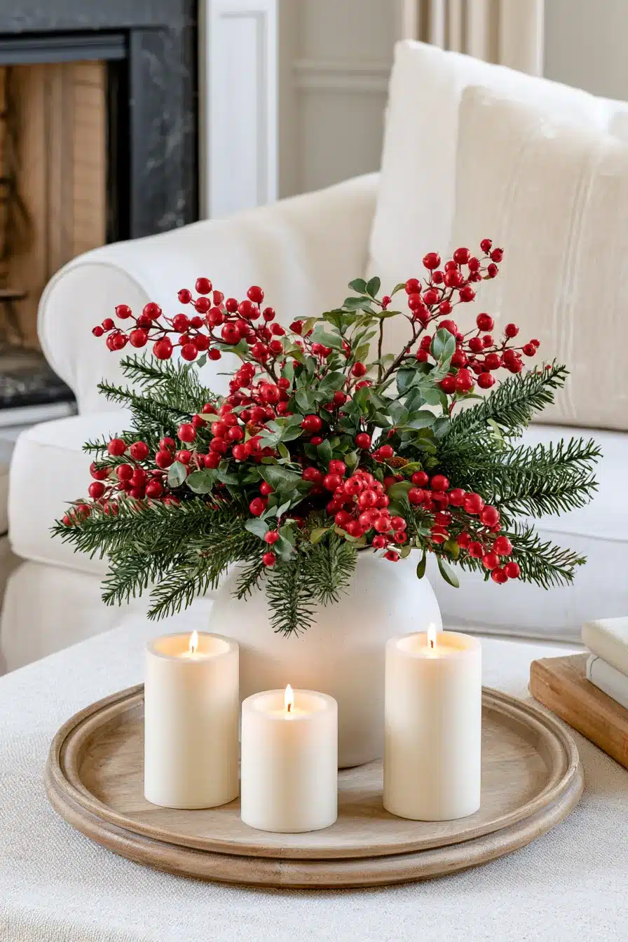 27 Christmas Coffee Table Decor Ideas Your Guests Will Love