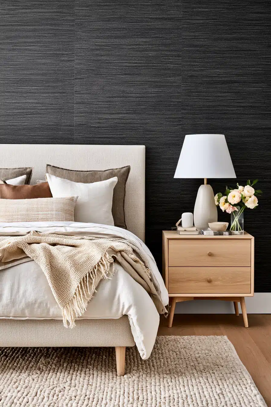 27 Chic Black Accent Wall Bedroom Ideas for Every Style