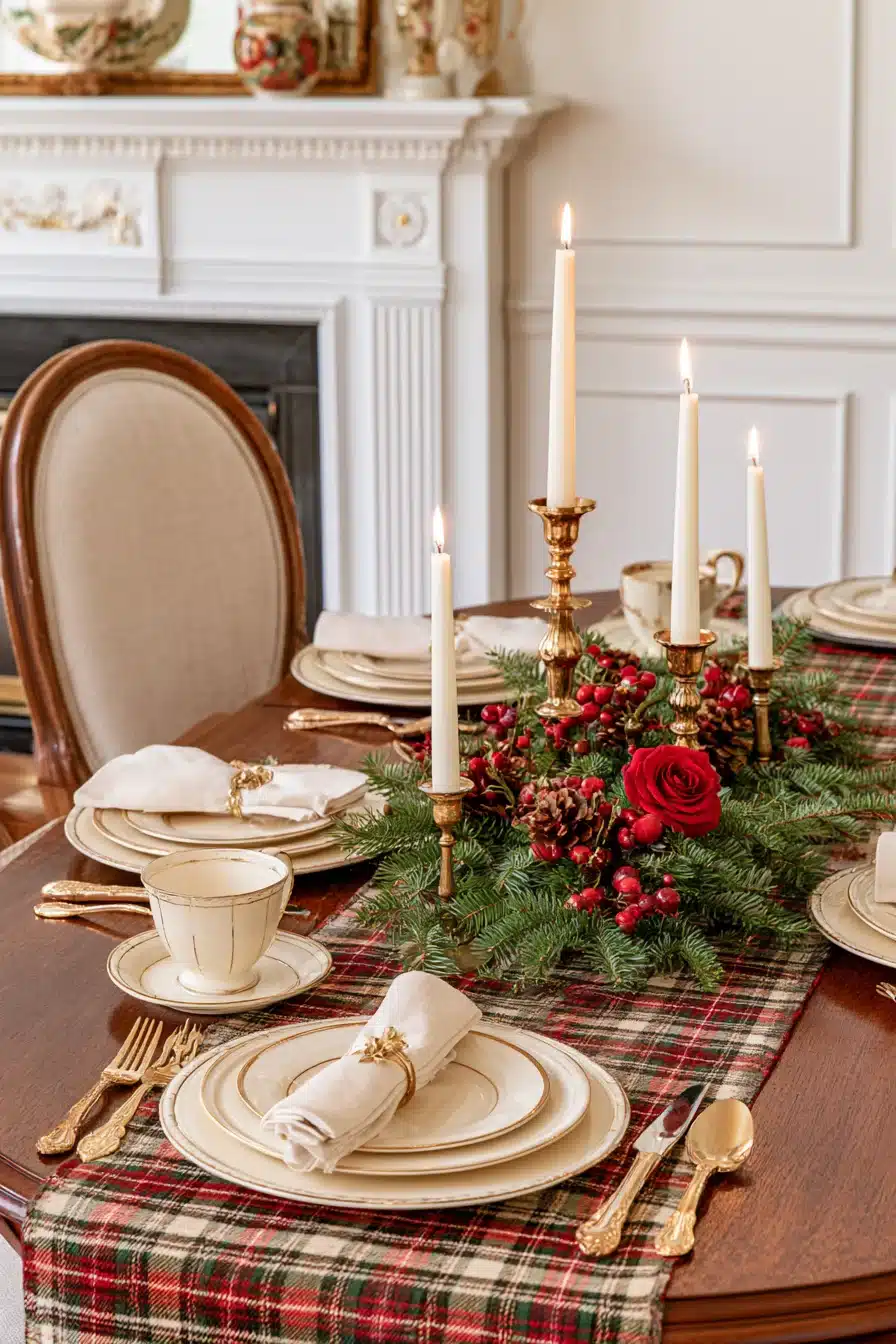 27 Cozy Christmas Table Settings Your Guests Will Love