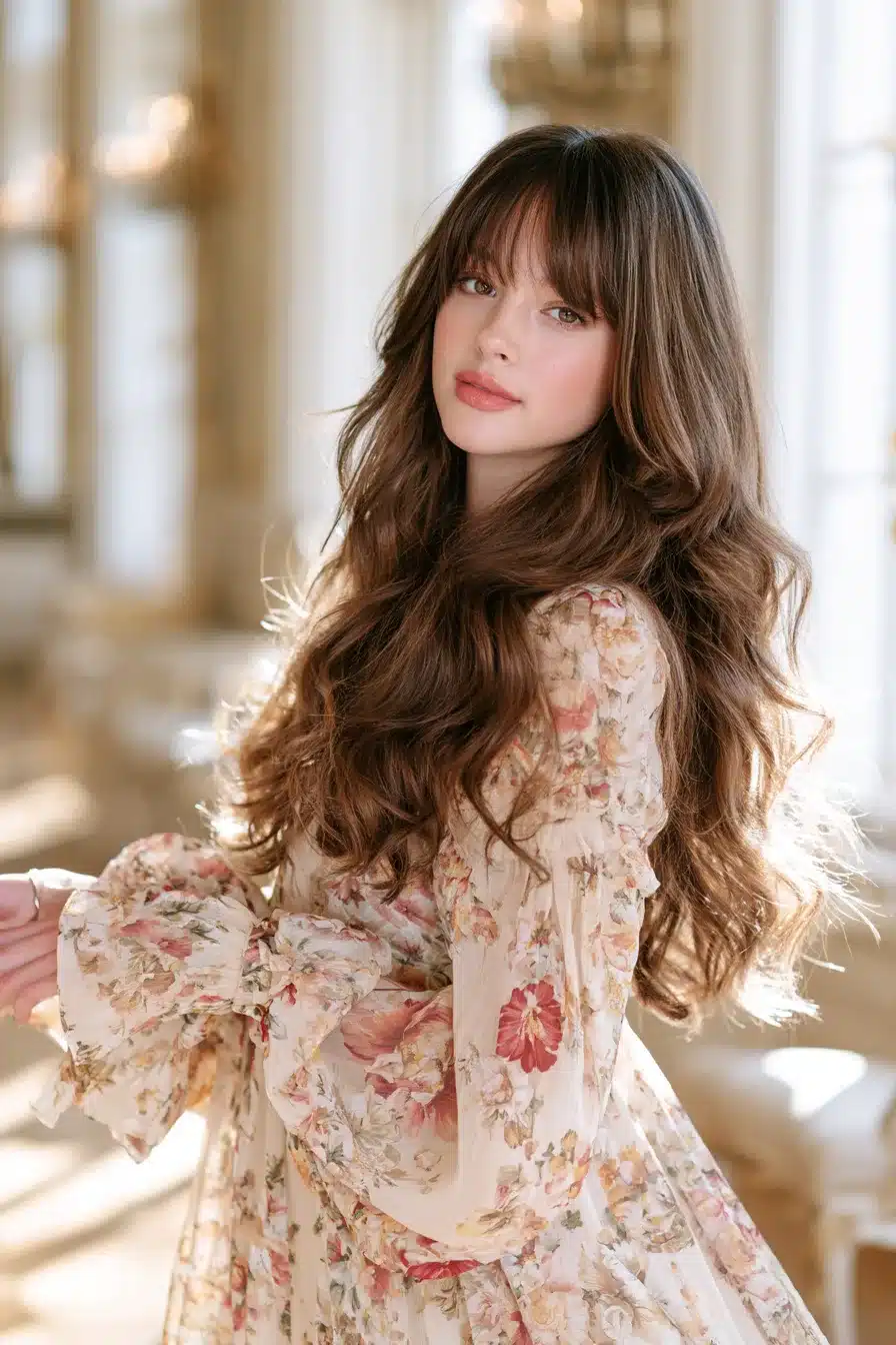 27 Flattering Layered Hair With Bangs Styles To Try This Year