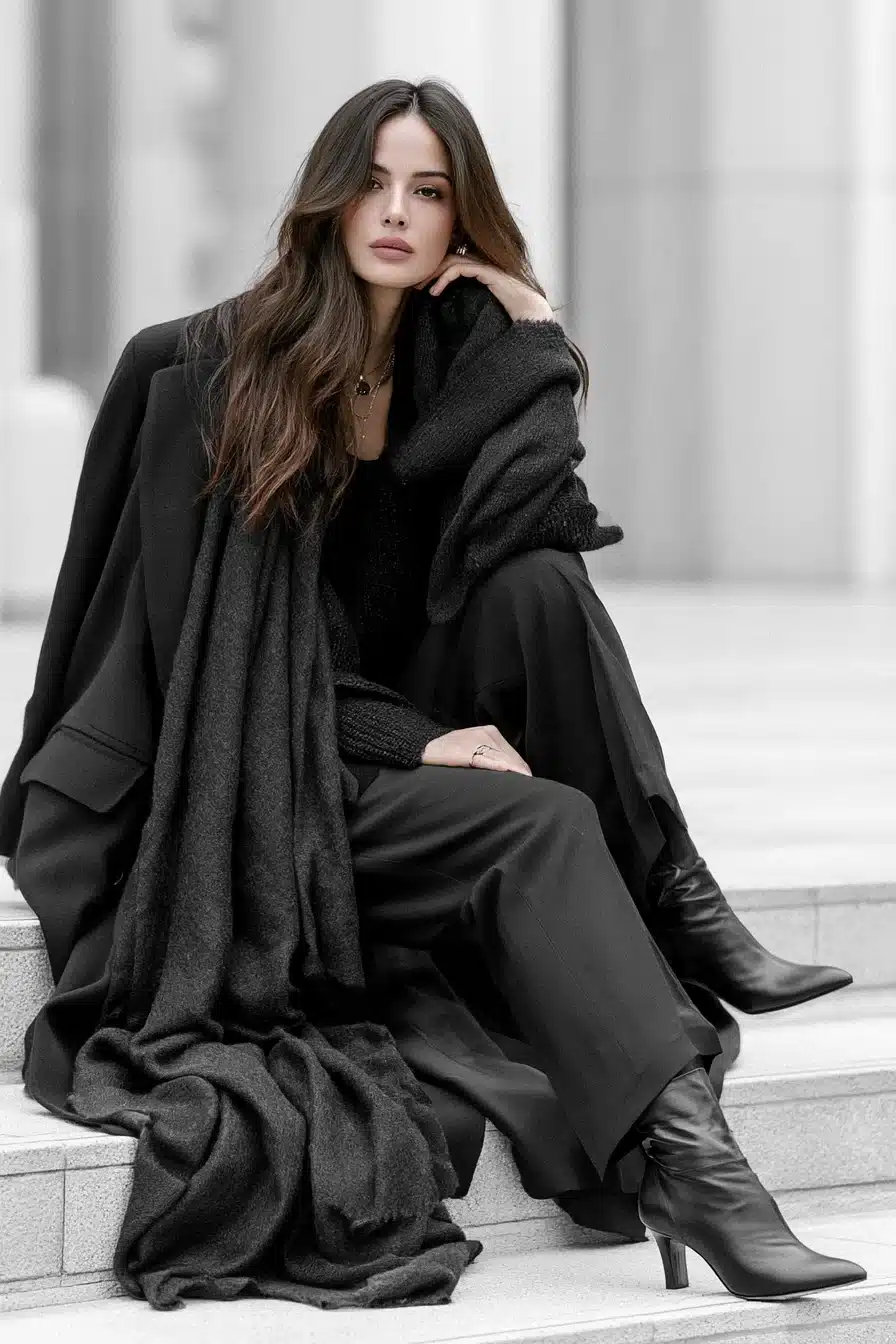 27 Winter Outfits With Scarves That Look Cozy and Chic
