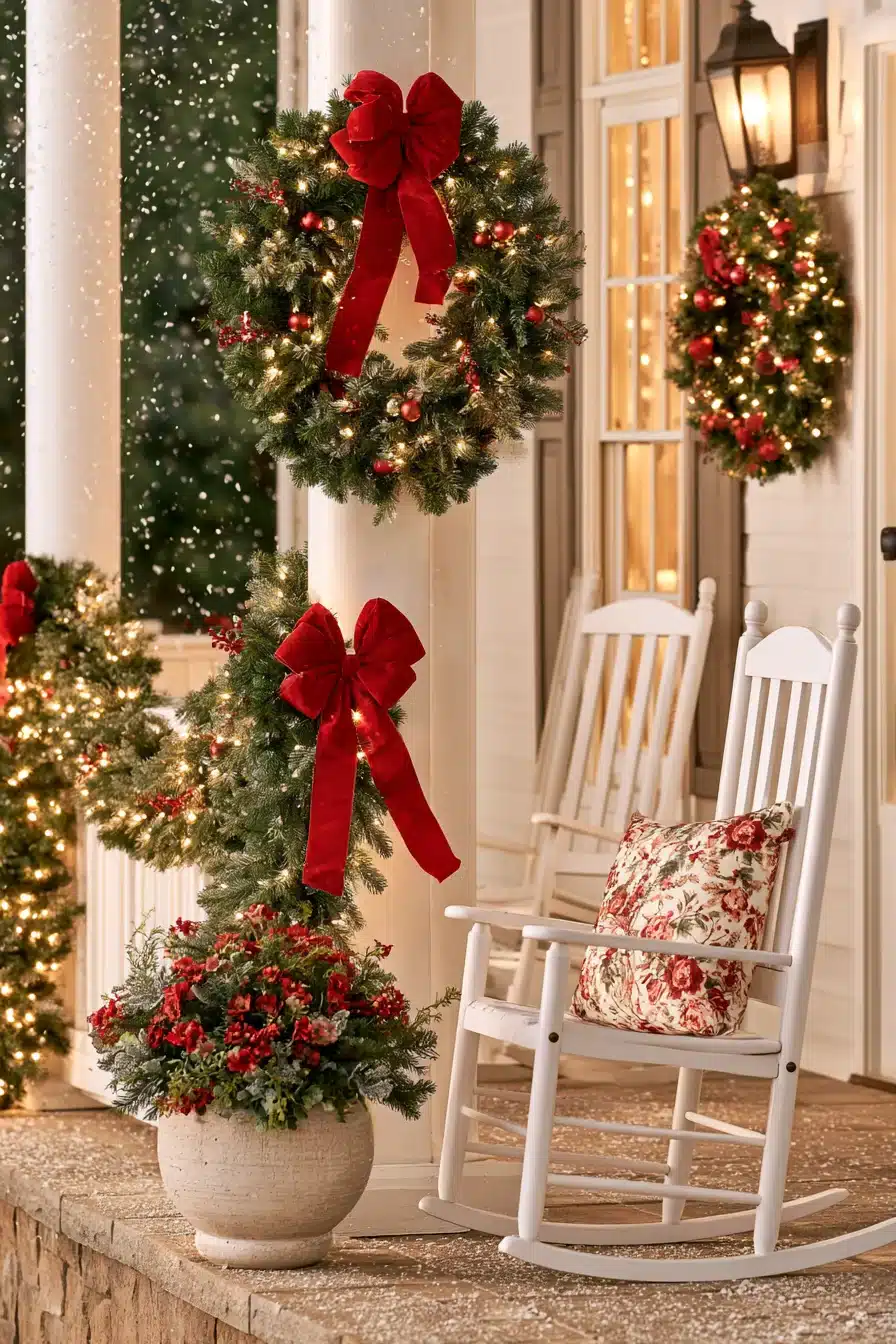 27 Magical Front Porch Christmas Decor Ideas For A Warm Holiday Welcome
