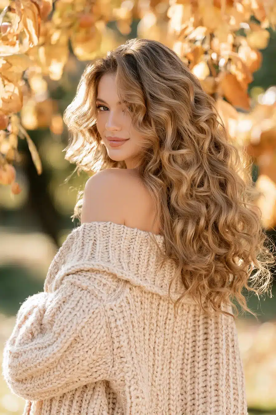 27 Gorgeous Autumn Curly Hairstyles for a Cozy Seasonal Look