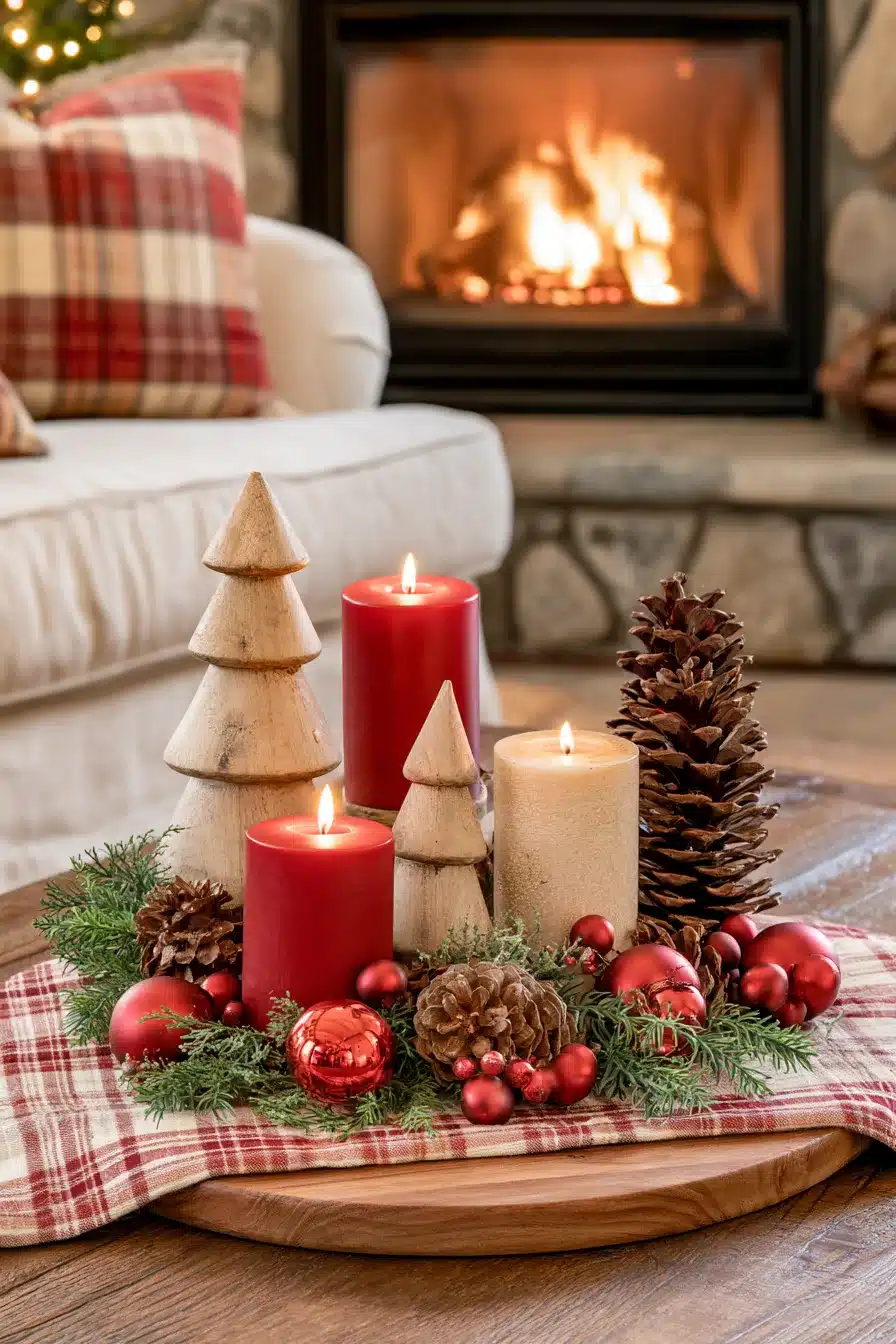 27 Christmas Coffee Table Decor Ideas Your Guests Will Love